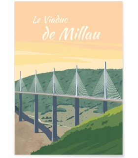 Affiche Le Viaduc de Millau