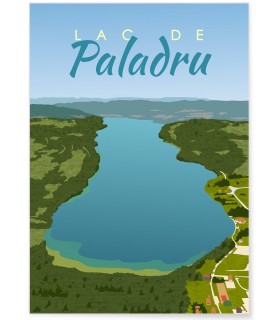 Affiche Lac de Paladru