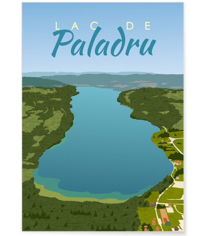 Affiche Lac de Paladru