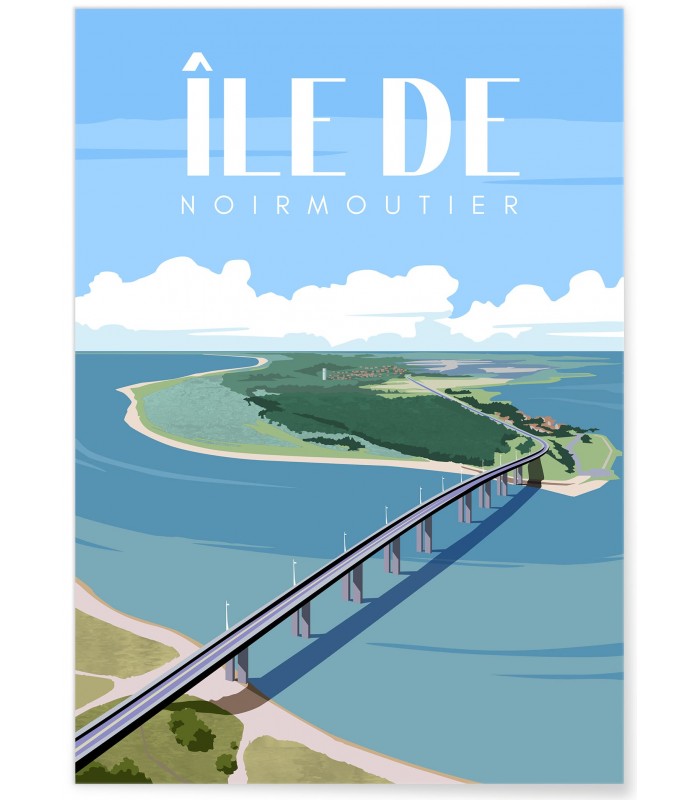 Affiche Île de Noirmoutier