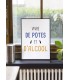 Affiche "Vivre de potes et d'alcool"