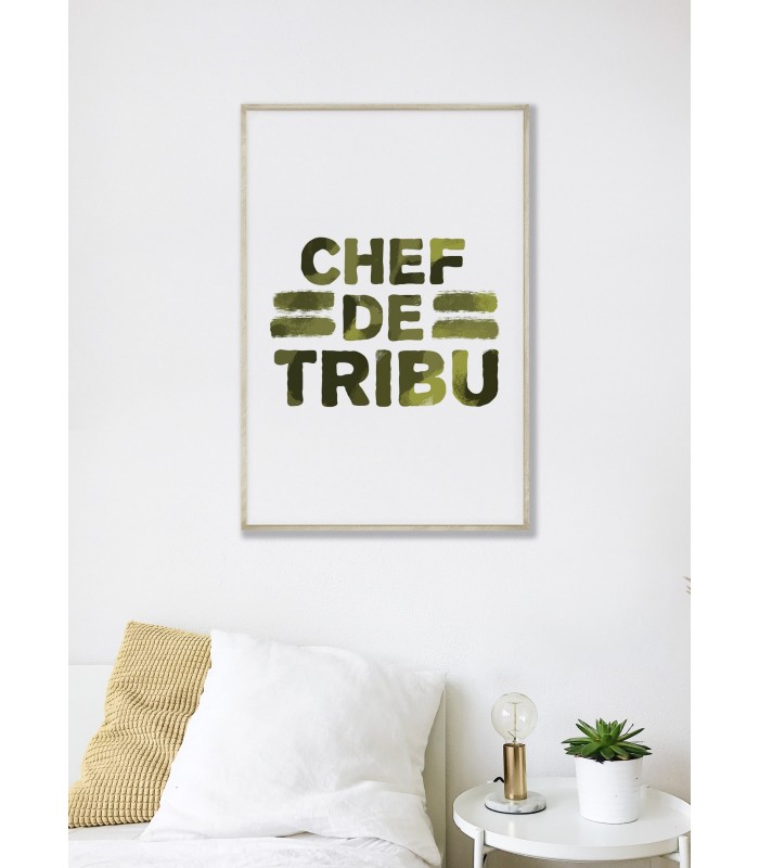 Affiche "Chef de tribu"