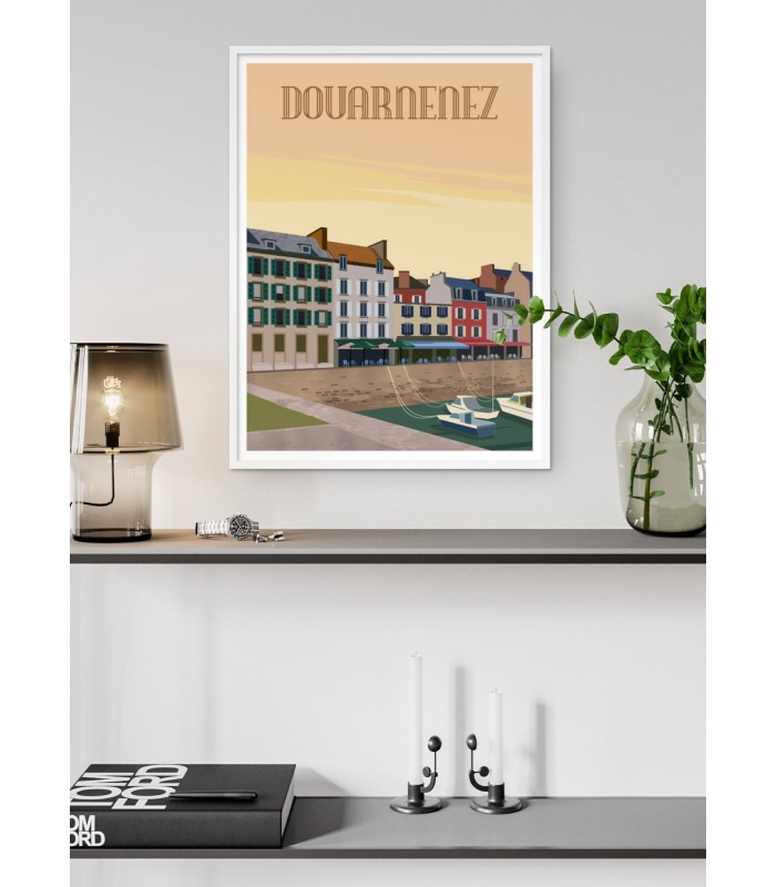 Affiche ville Douarnenez