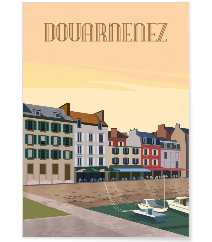 Affiche ville Douarnenez