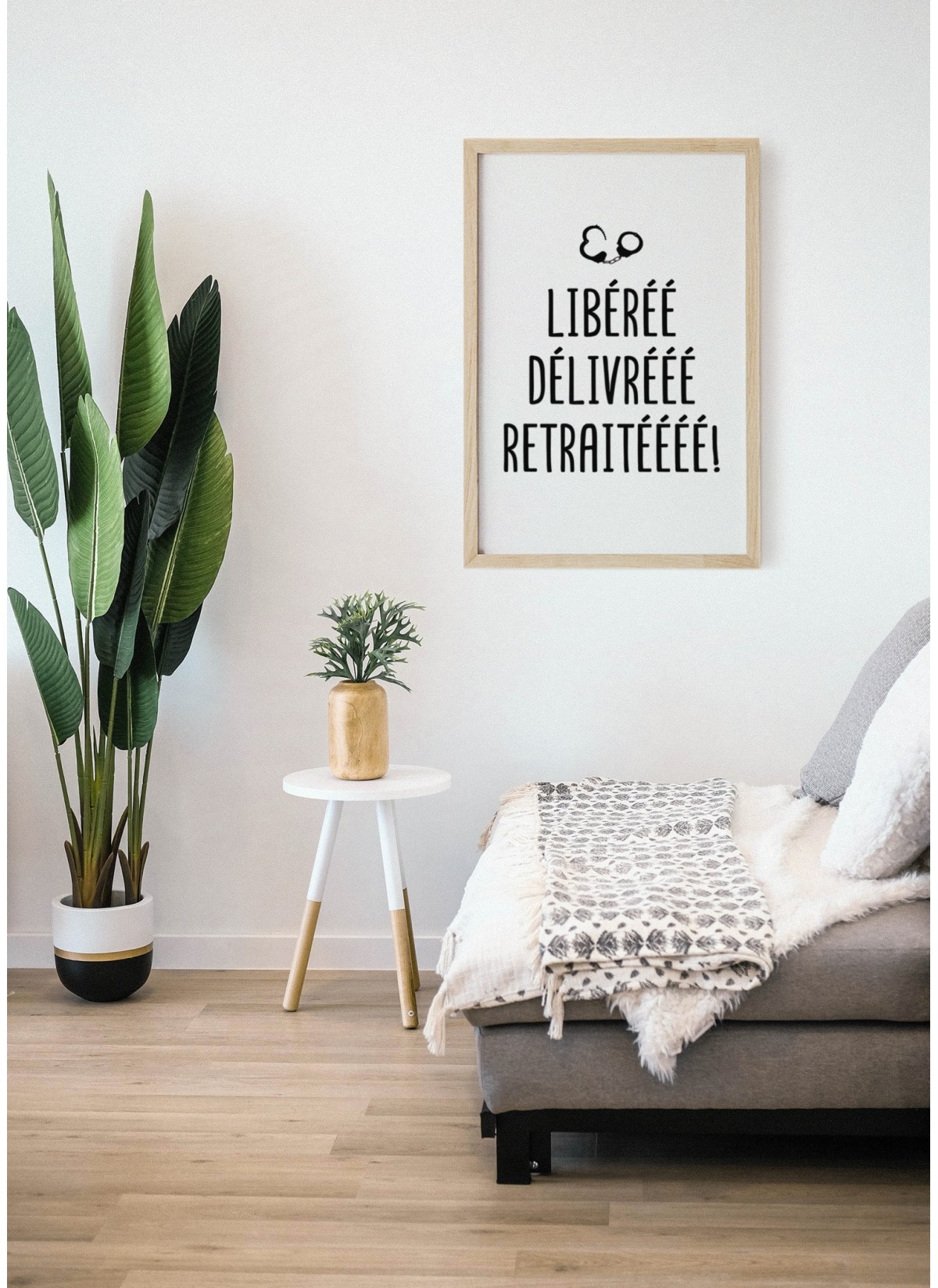 Affiche Libéré Retraité