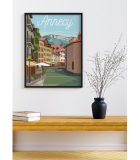 Affiche ville Annecy 2