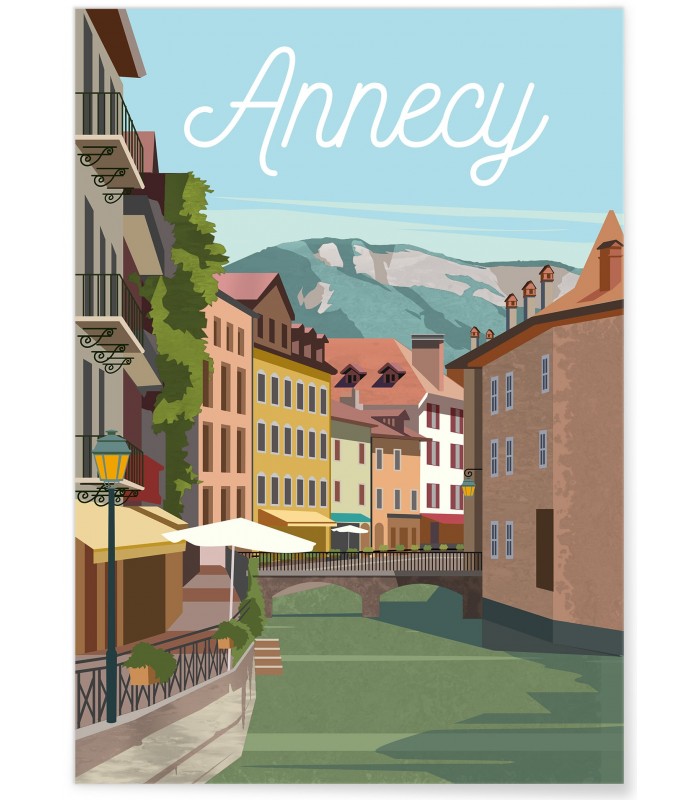 Affiche ville Annecy 2