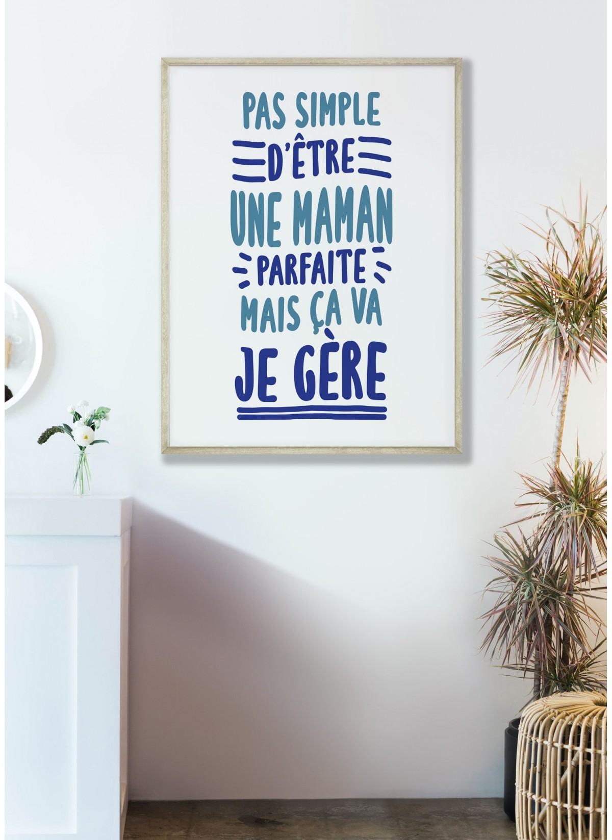 Affiche Pas simple Maman