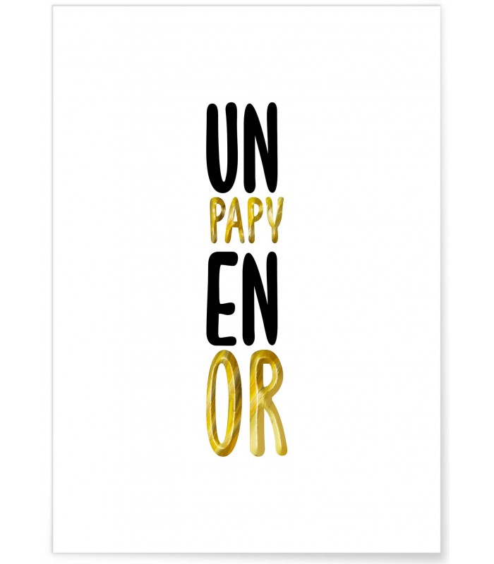 Affiche Papy en Or