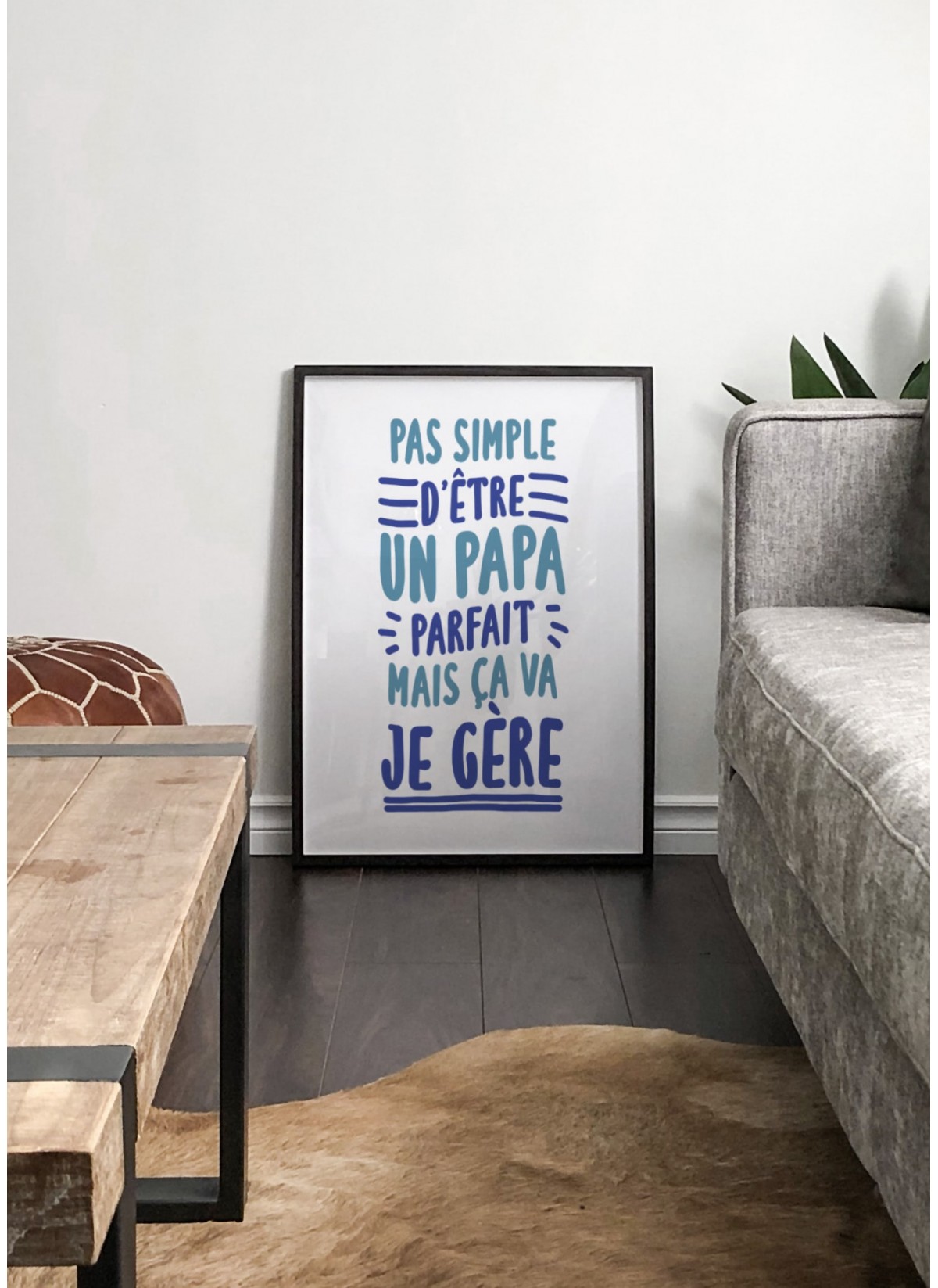 Affiche Pas simple Papa