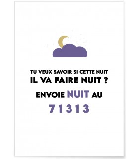 Affiche Envoie nuit