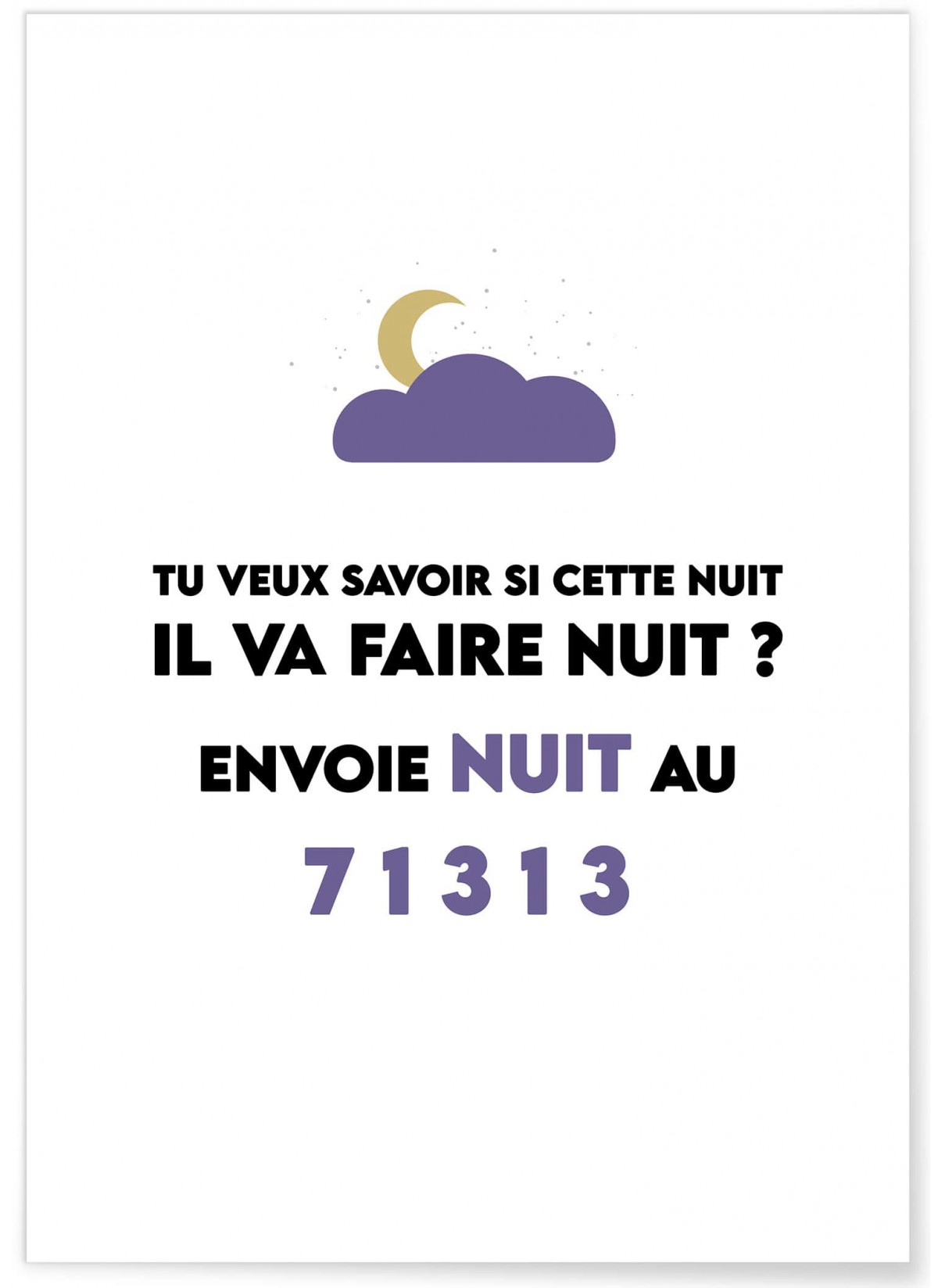 Affiche Envoie nuit