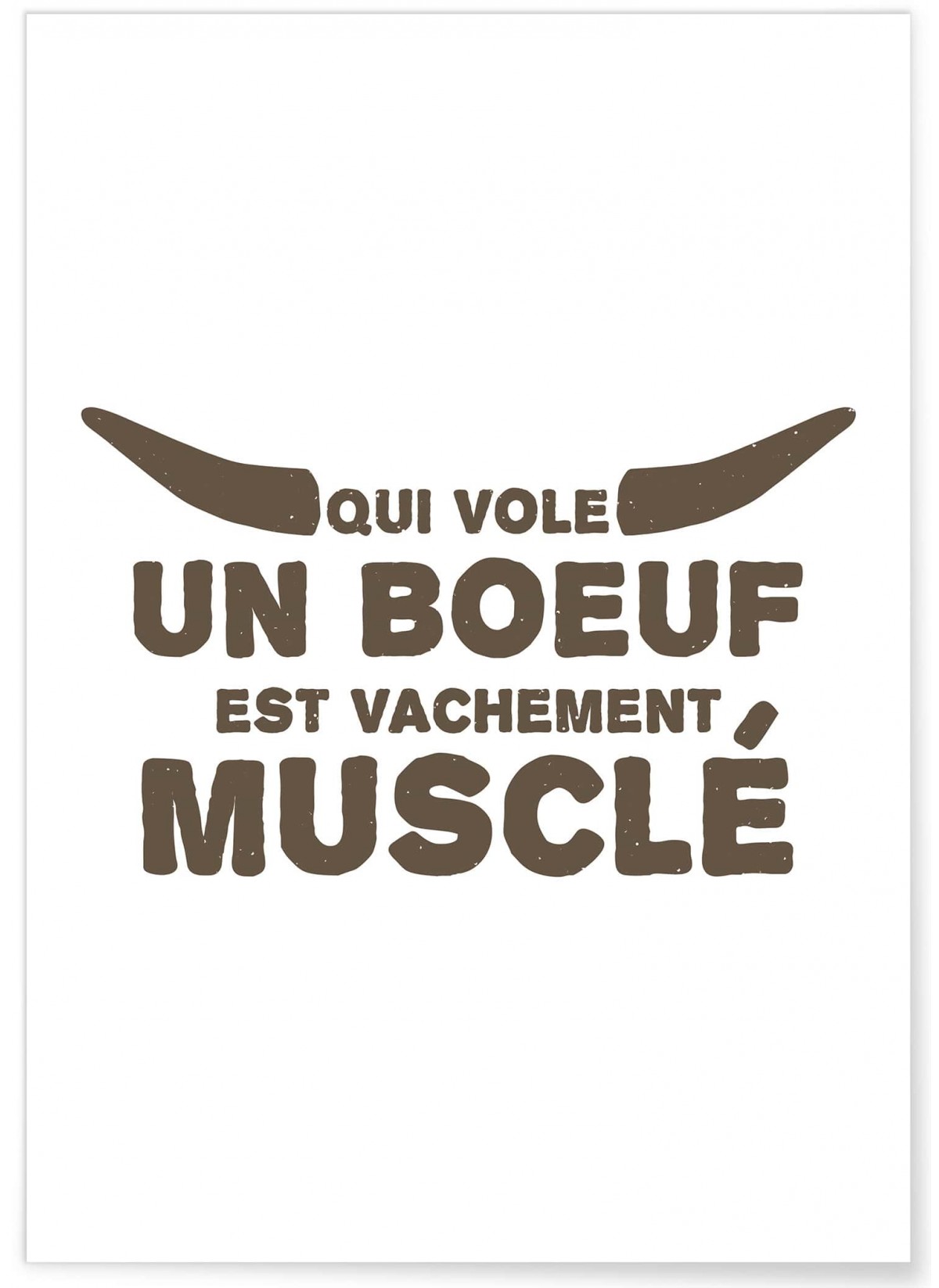 Affiche Qui vole un boeuf