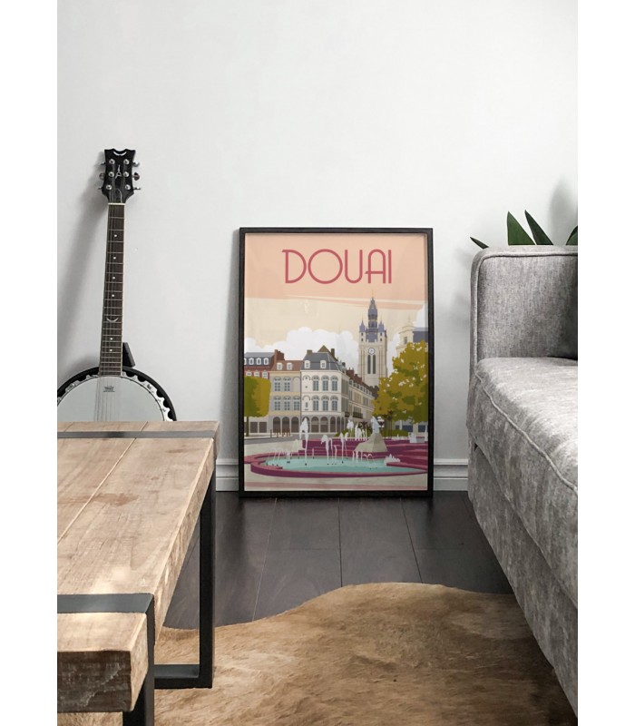 Affiche ville Douai