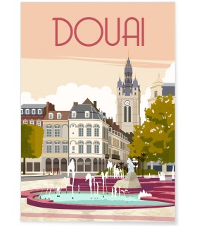 Affiche ville Douai