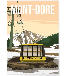 Affiche ville Mont-Dore