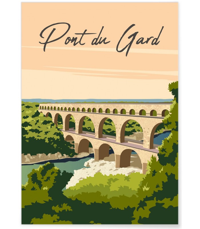 Affiche Pont du Gard