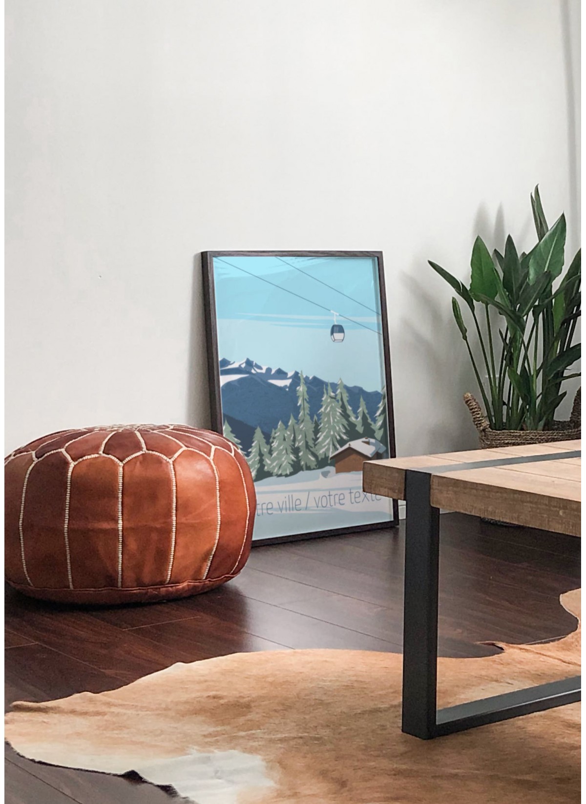 Affiche personnalisée "montagnes" , poster personnalisé |  L’Afficherie