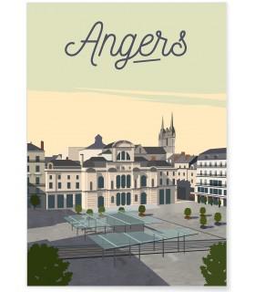 Affiche ville Angers 2
