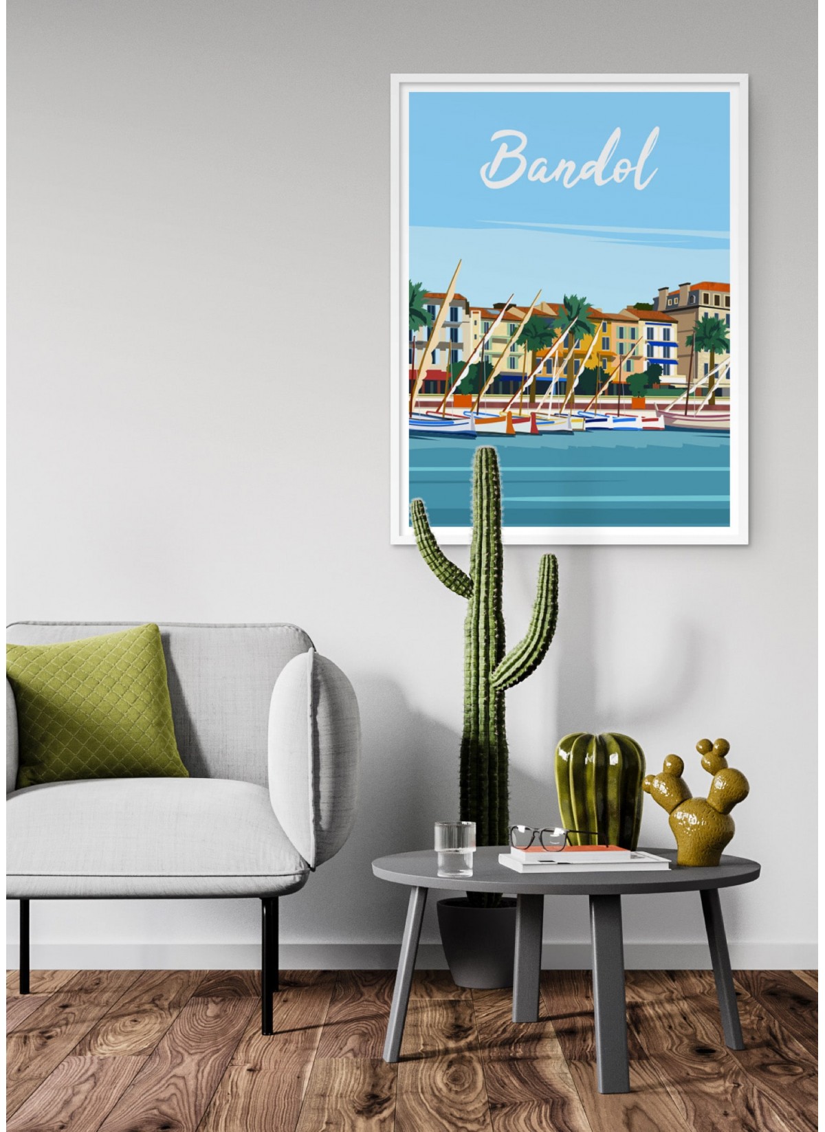 Affiche ville Bandol