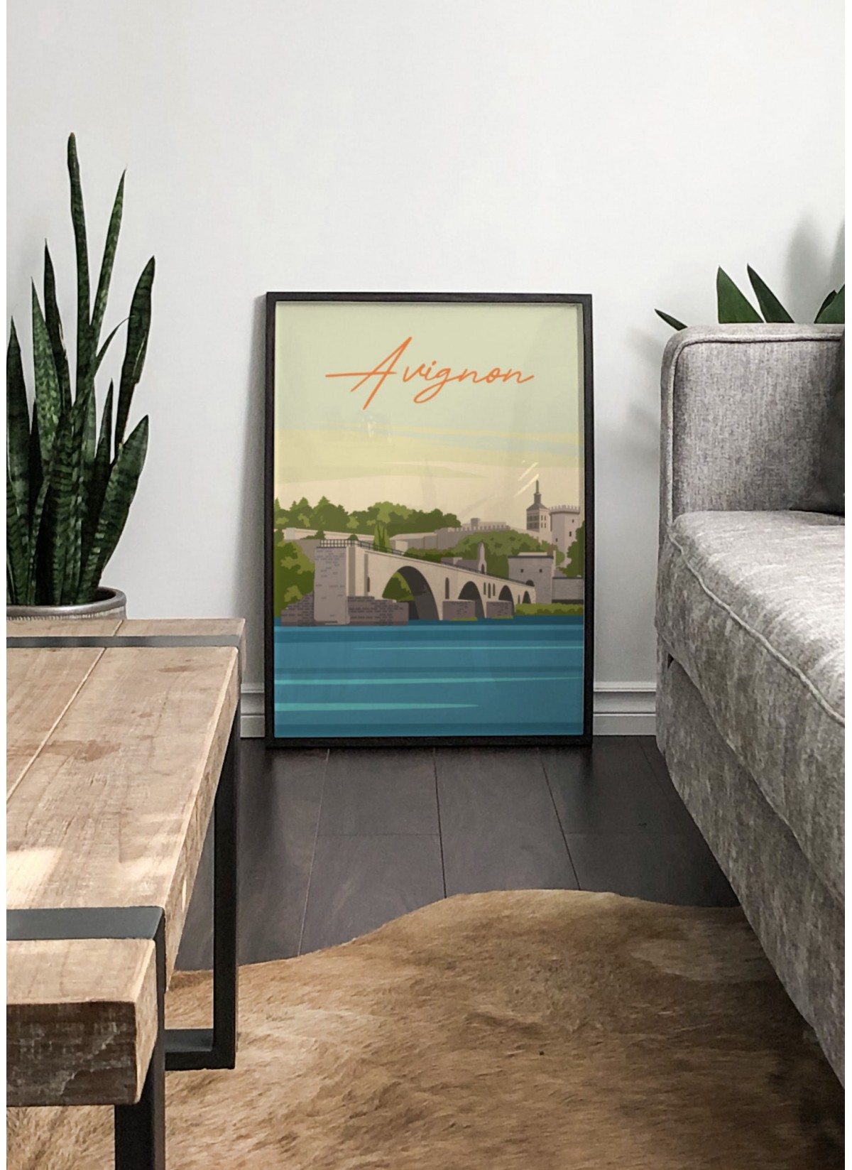 Affiche ville Avignon 2