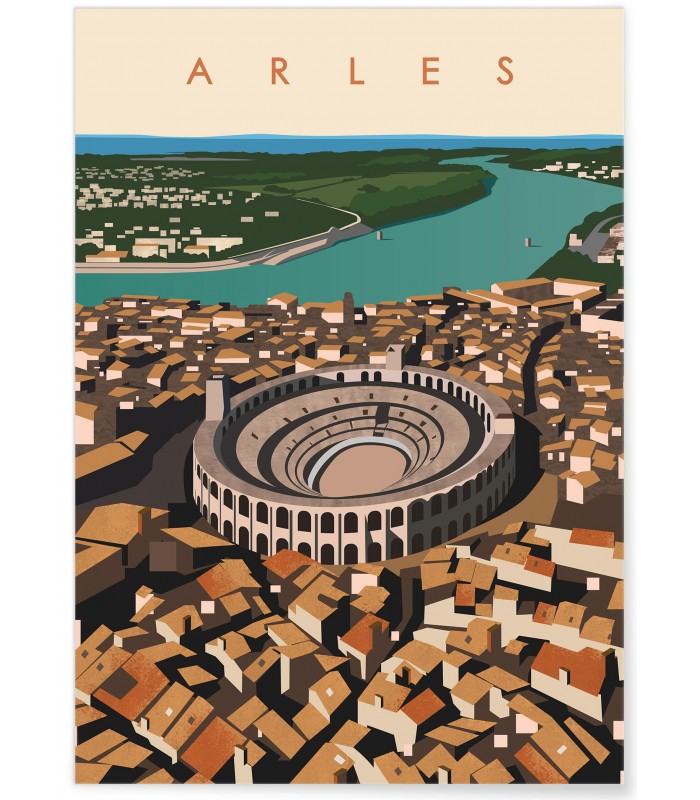 Affiche ville Arles 2