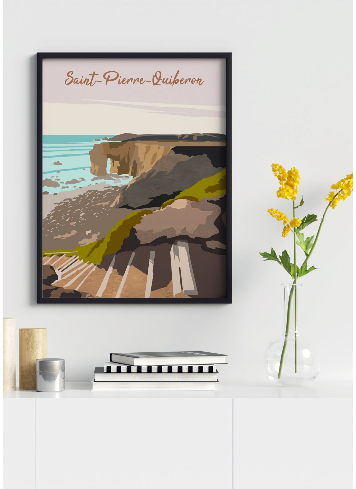 Affiche ville Saint-Pierre-Quiberon