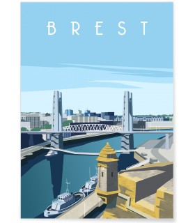 Affiche ville Brest 2