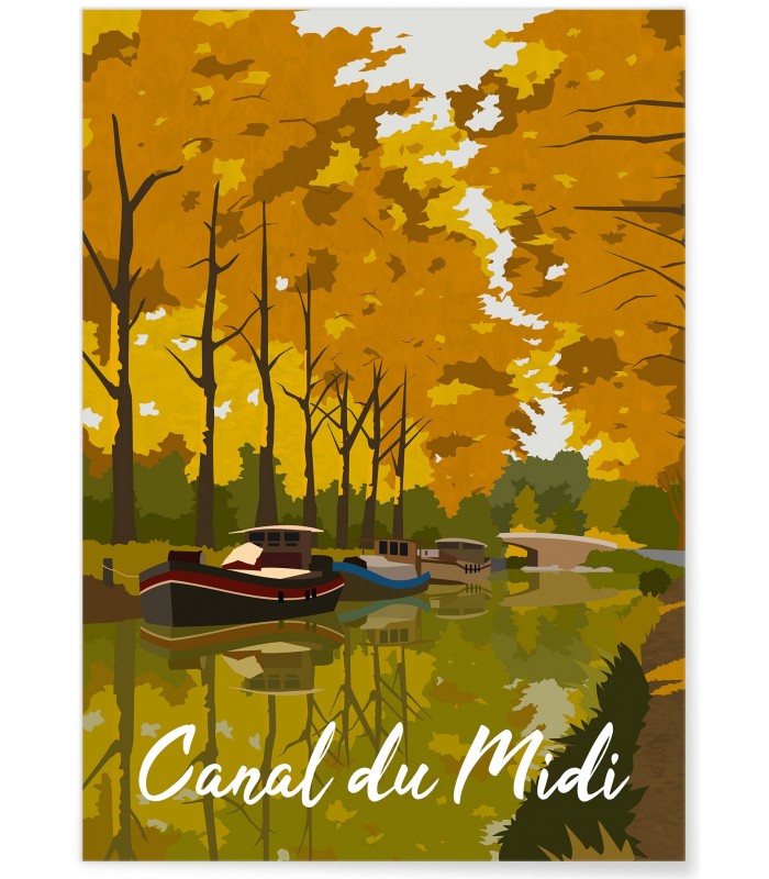 Affiche Canal du Midi