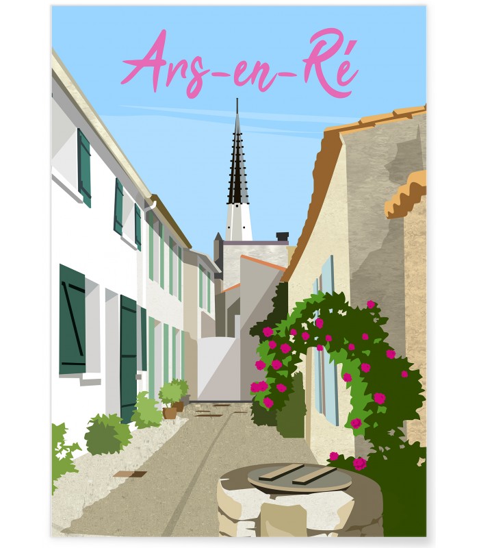 Affiche ville Ars-en-Ré