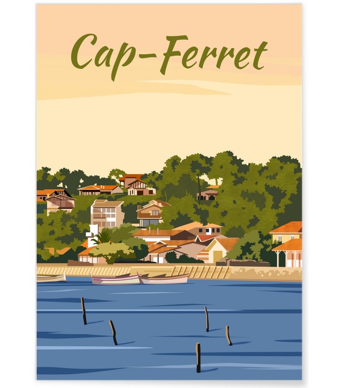 Affiche ville Cap-Ferret 2