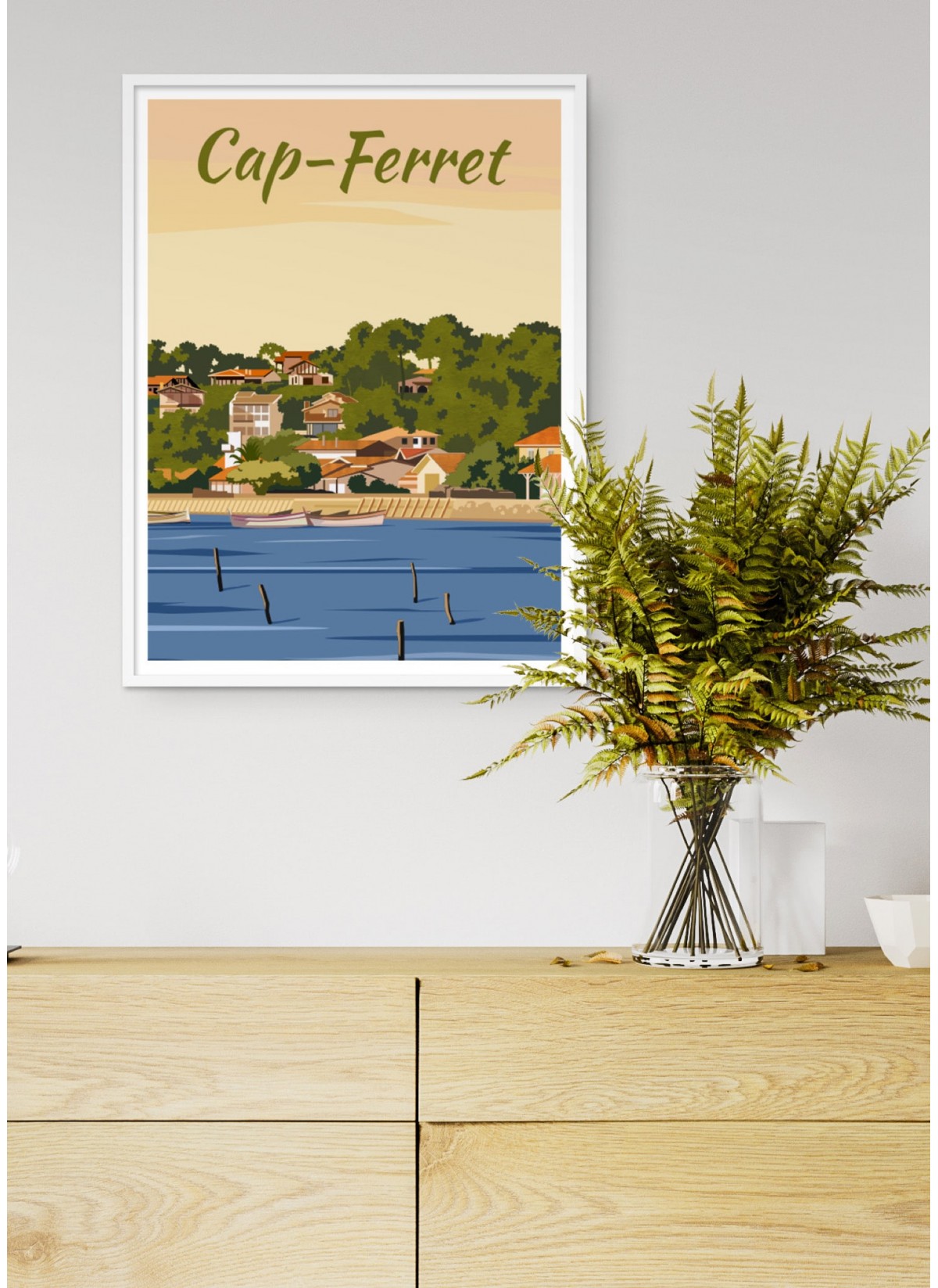 Affiche ville Cap-Ferret 2