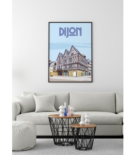 Affiche ville Dijon 2