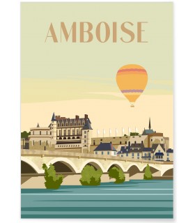 Affiche ville Amboise