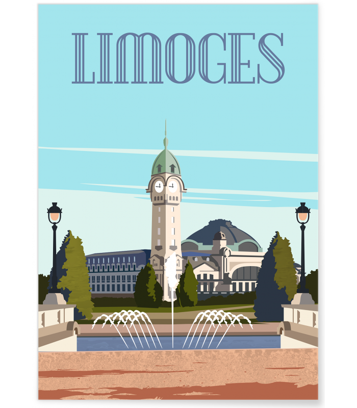 Affiche ville Limoges 3