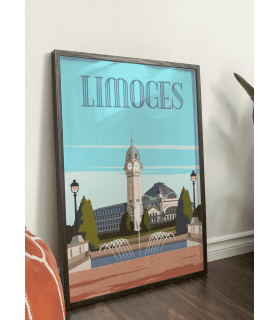 Affiche ville Limoges 3