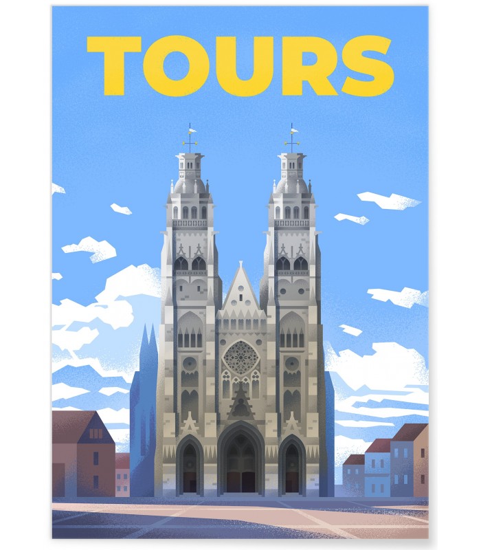 Affiche ville Tours 6