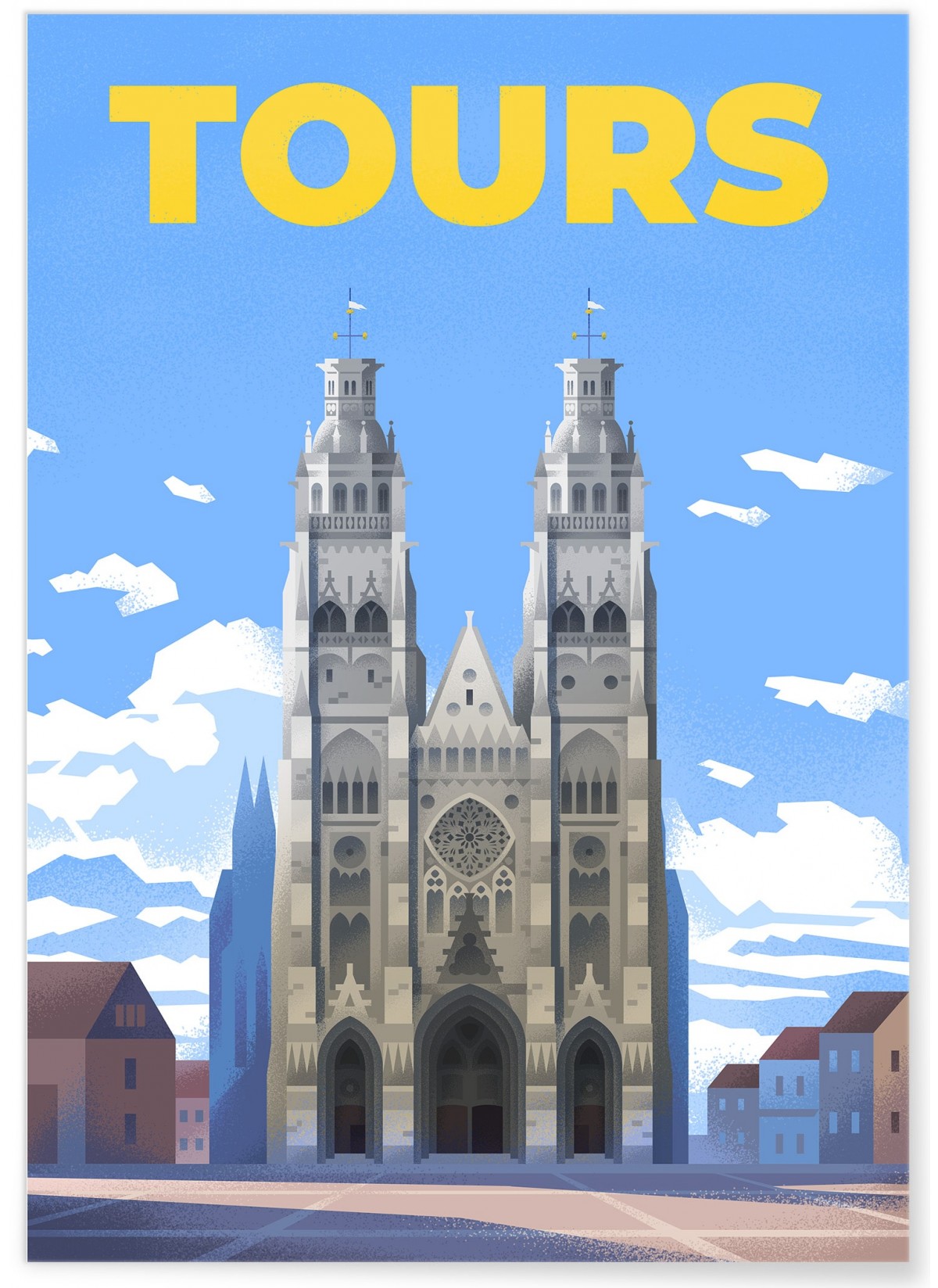 Affiche ville Tours 6