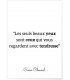 Affiche Coco Chanel : "Les seuls beaux yeux..."