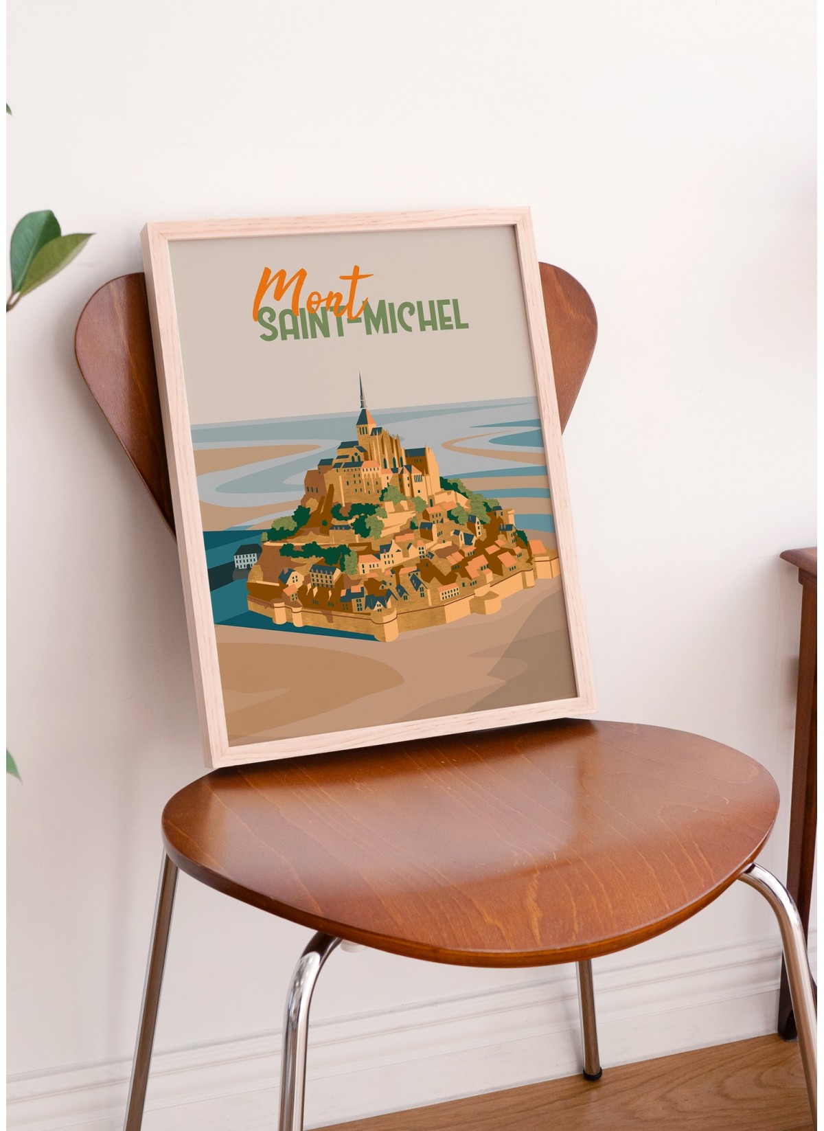 Affiche ville Mont-Saint-Michel 2