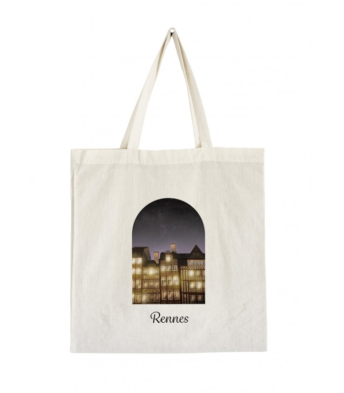 Tote Bag Rennes nuit