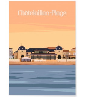 Affiche ville Châtelaillon-Plage