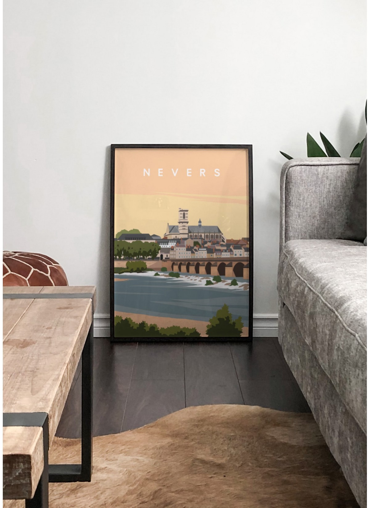 Affiche ville Nevers