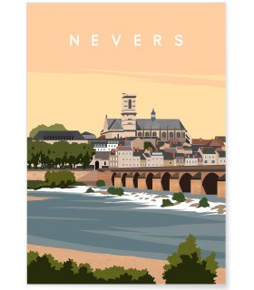 Affiche ville Nevers