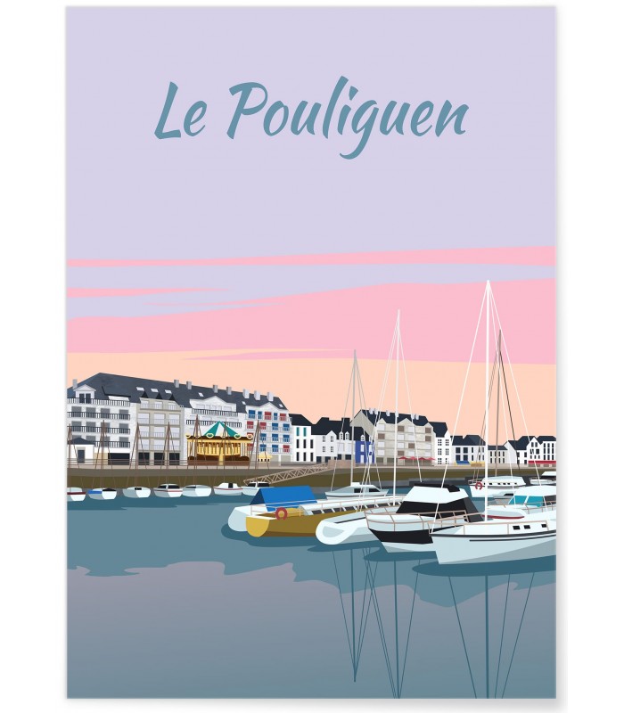 Affiche ville Le Pouliguen