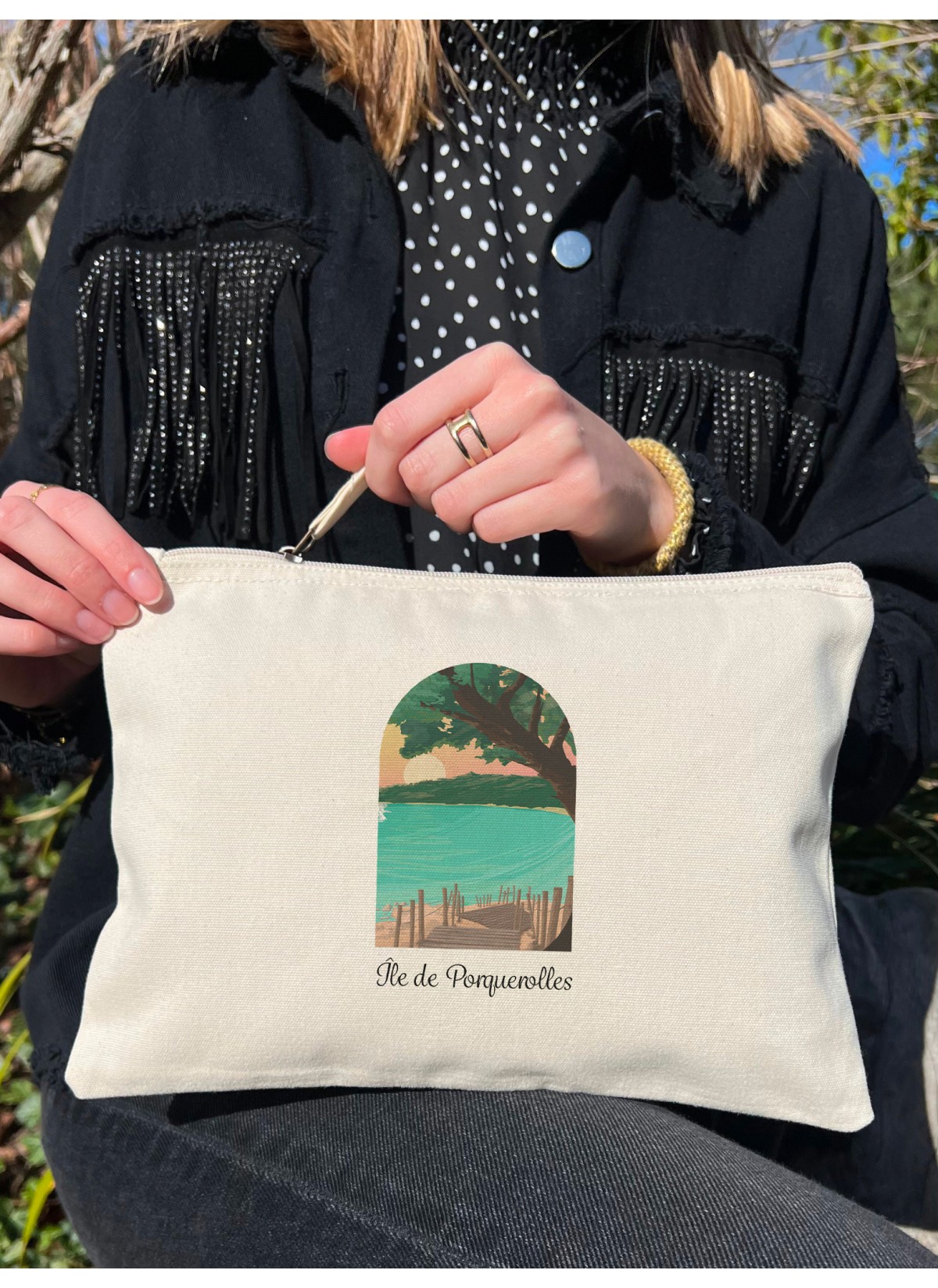 Trousse Île de Porquerolles, idée cadeau | L’Afficherie