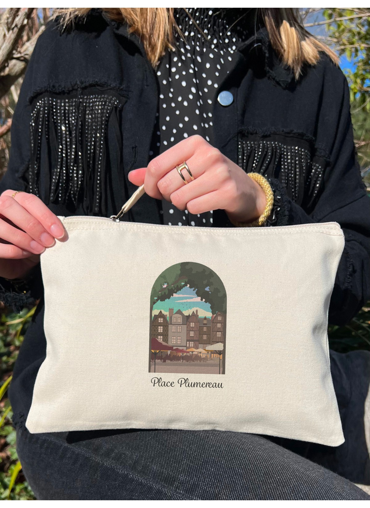 Trousse Tours - Place Plumereau, idée cadeau | L’Afficherie