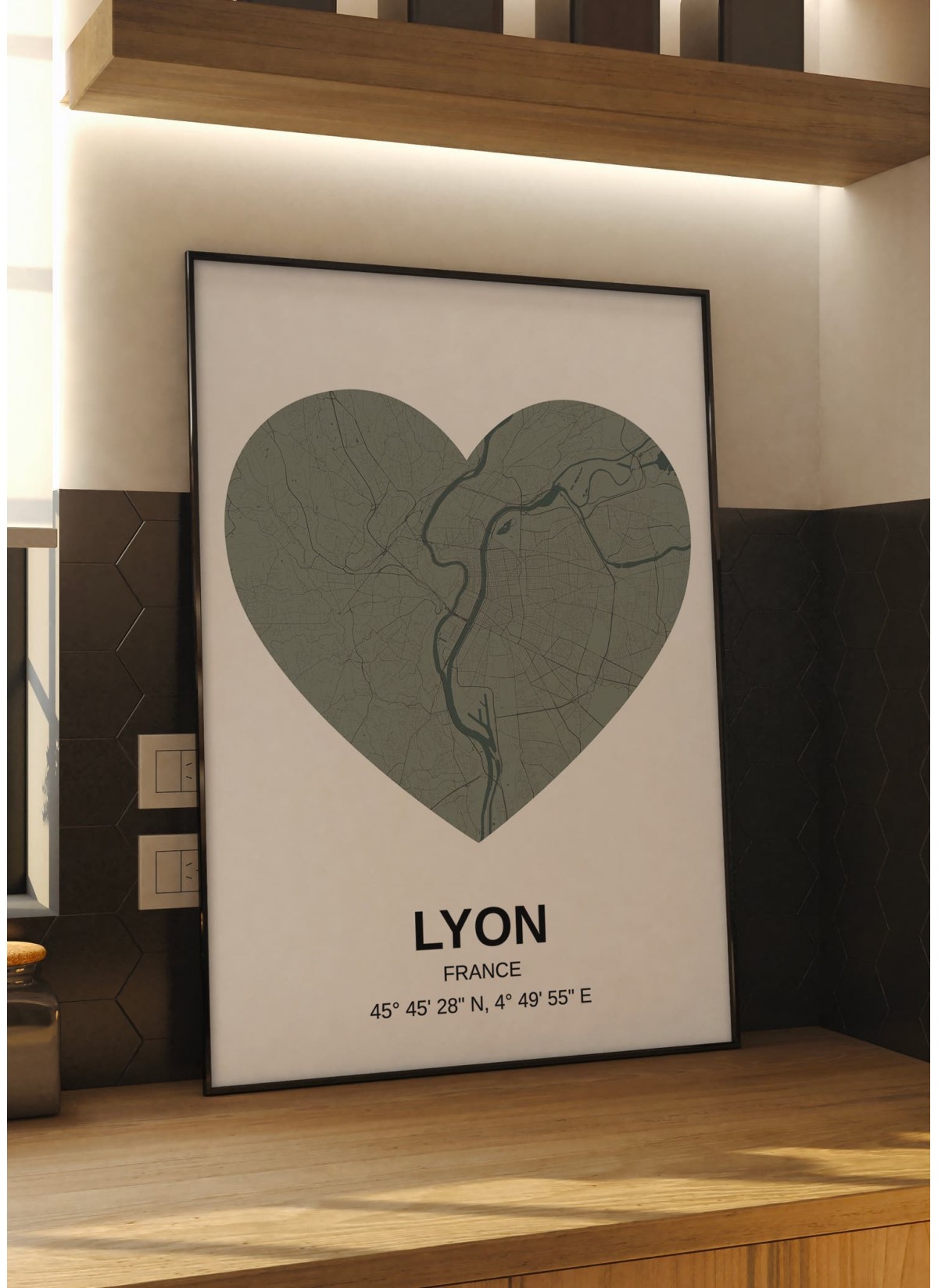 Affiche carte de ville : créez votre carte personnalisée | L’Afficherie