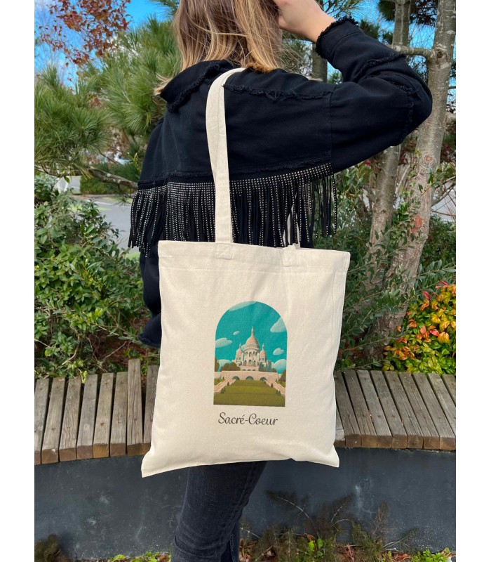 Tote Bag Paris - Sacré Coeur, idée cadeau | L’Afficherie