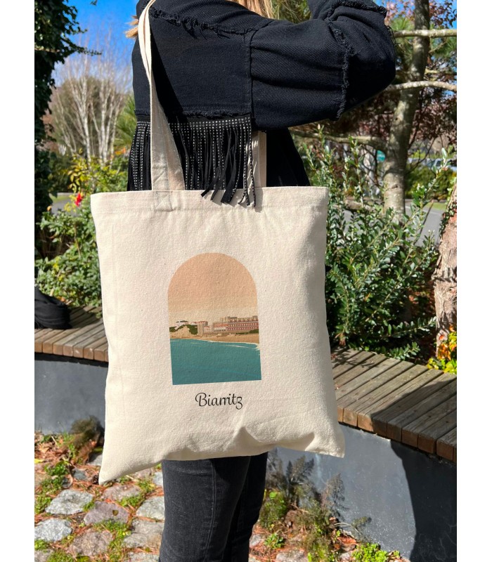 Tote Bag Biarritz 2, idée cadeau | L’Afficherie